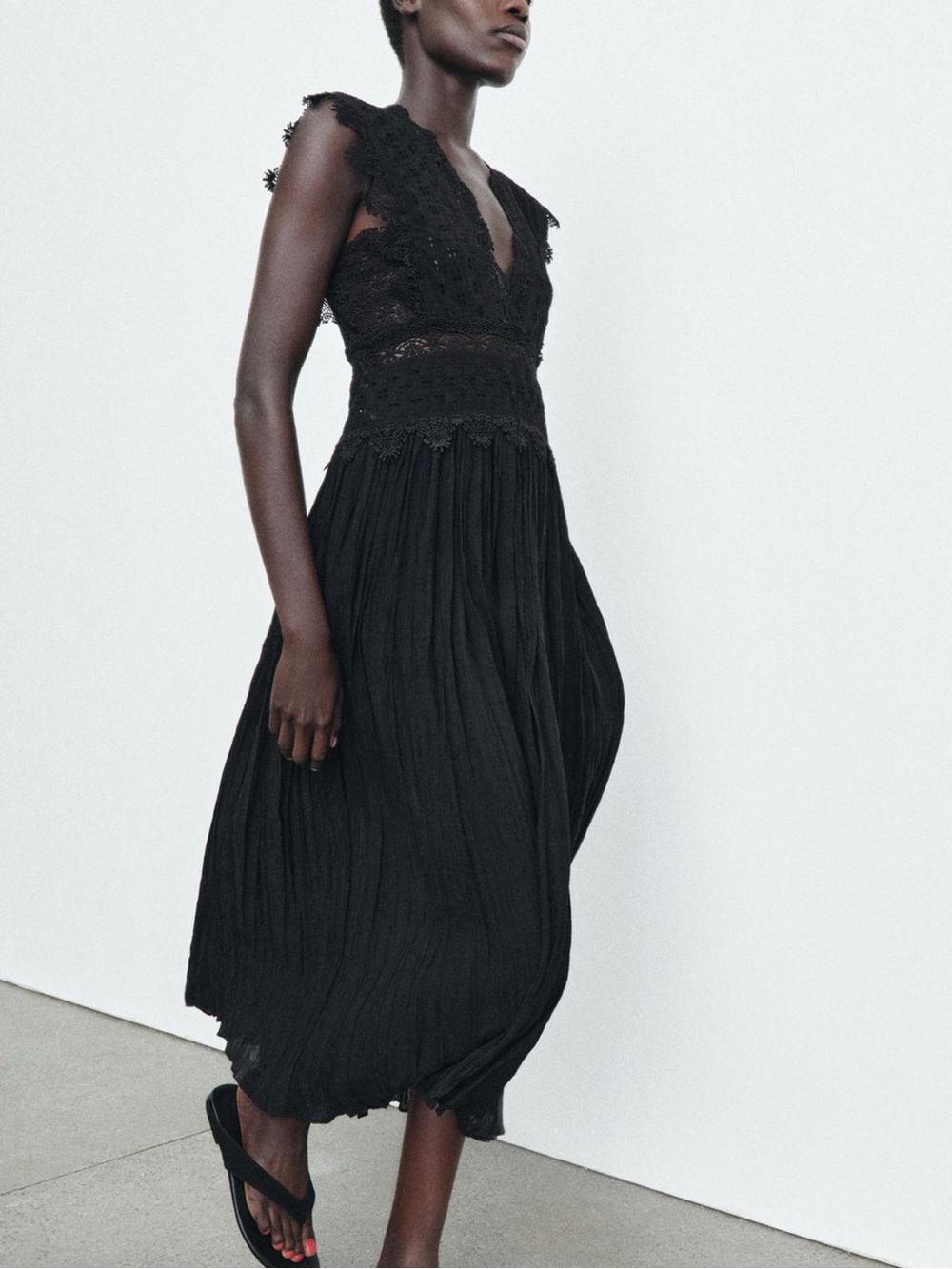 LACE DRESS ZW COLLECTION 6895/045/800 - Picture 3 of 10